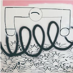 草上のバネ上の神様